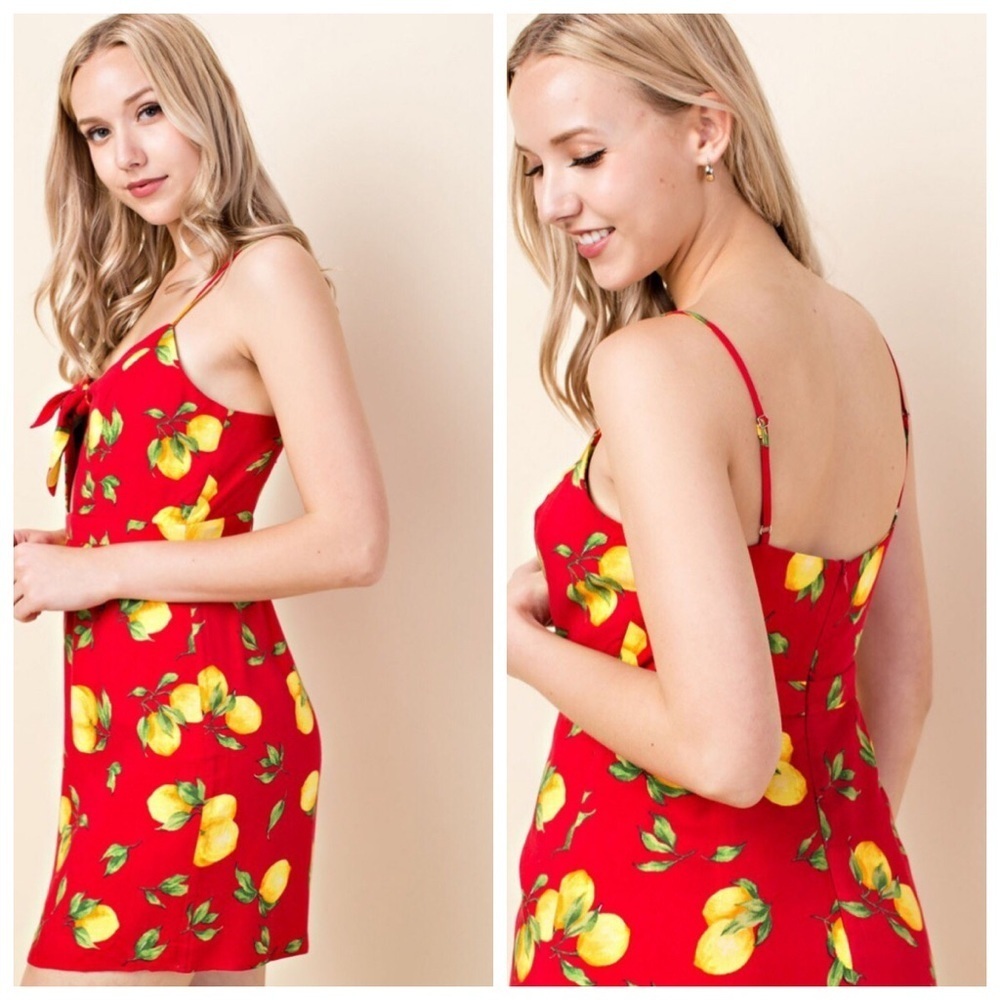 🆕Lemon print dress 🍋 - Picture 3 of 5